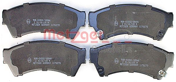METZGER 1170270 Bremsbelagsatz, Scheibenbremse